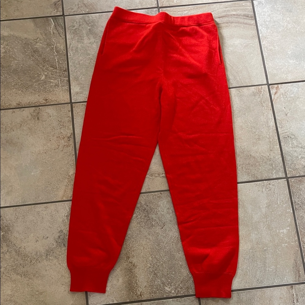 Jil Sander Bold Red Track Pants luxury loungewear